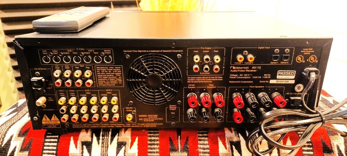 Nakamichi AV-10 Audio/Video AM/FM Doby Surround Sound Nakamichi AV-10 Audio/Video AM/FM Doby Surround Sound