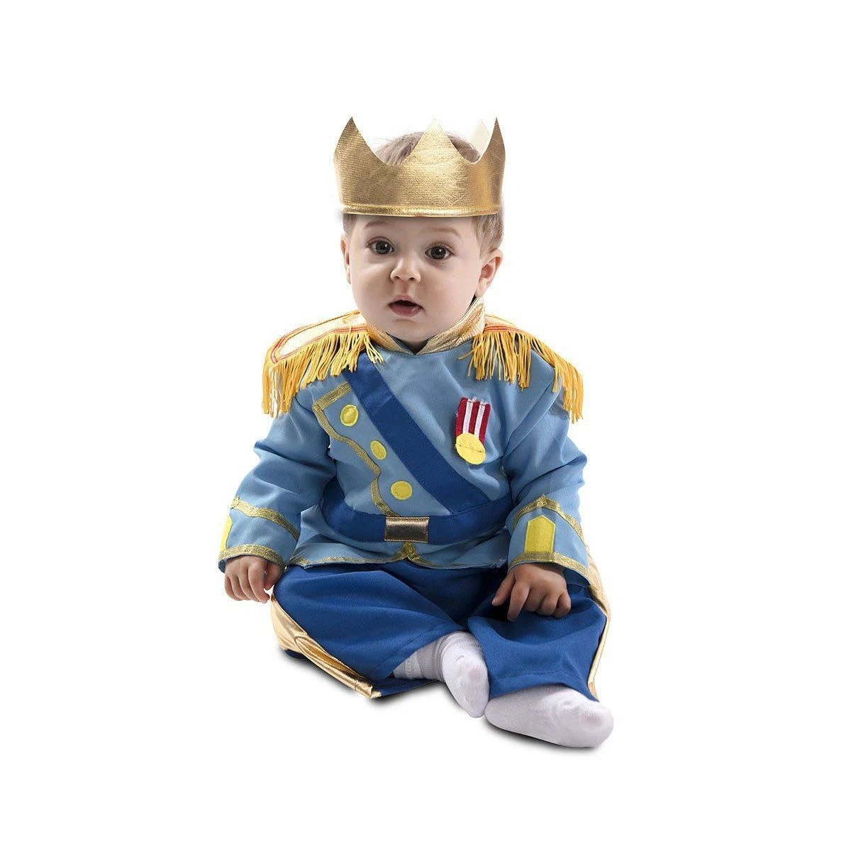 COSTUME CARNEVALE PRINCIPE AZZURRO VESTITO BAMBINO FYASA NEONATO PRINCE