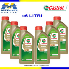 CASTROL EDGE 0W30 OLIO MOTORE LUBRIFICANTE SINTETICO ACEA C3 LL 04 RN 0710 6 LT