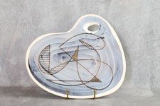 Plat en céramique par Robert Dupanier - Années 50 - Vallauris