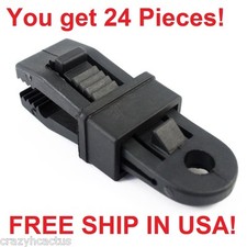24 Pieces Heavy Duty Tarp Clips Clamps Great for Camping Canopies Tents Canvas