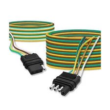 50ft 5 Wire 4Pin Trailer Wiring Harness,Extended Length Trailer Wiring Kit,4-...