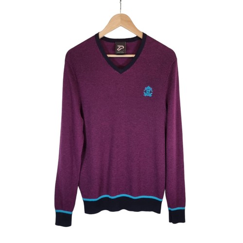 IJP Design Ian Poulter Merino/Cotton Blend Golf Jumper Size S Chest 36