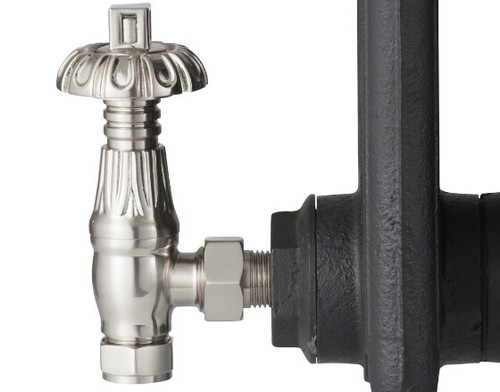 Crocus Traditional Radiator Valve TRV - Decorative Design, CE, Various Finishes - Picture 22 of 26