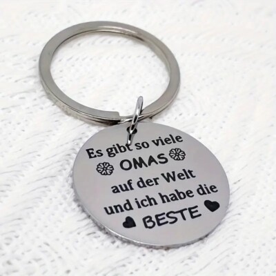 Personalisierter Schlüsselanhänger ''Es gibt so viele Omas'' Ich habe die Beste