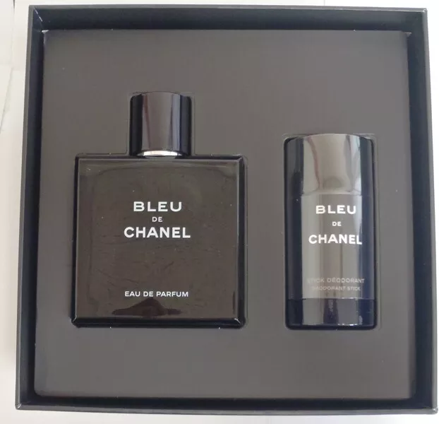 Bleu De Chanel Set 5 oz 150ml Eau De Toilette + Deo