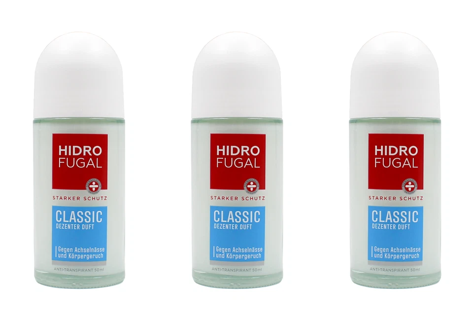 HidroFugal Classic Anti-Transpirant Deo Roll , 3x50ml EAN42397458