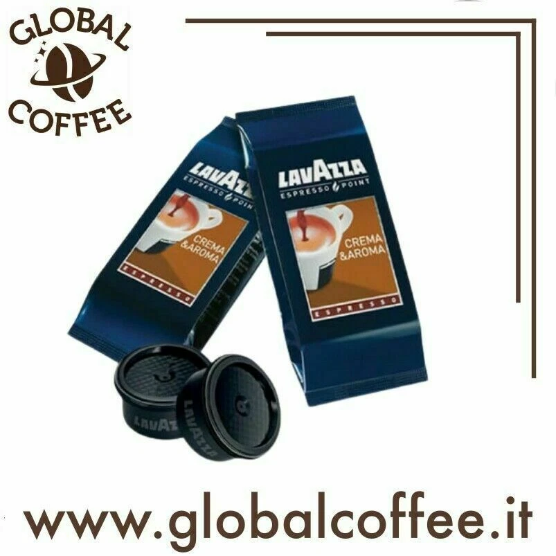 100 / 300 / 600 / 1200 Capsule Caffè Lavazza Crema e Aroma Espresso Point Cialde