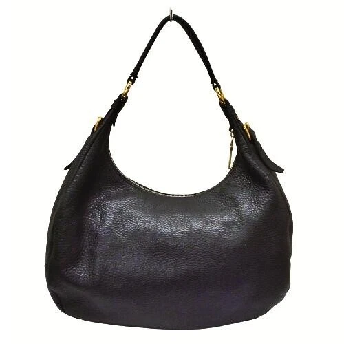 Bolso de hombro Prada BR4311 cuero Vitello Dyno negro Foto 2 de 4