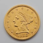 1855-P $2.50 Liberty Head Gold Quarter Eagle Philadelphia 2 1/2 PRE33 US Coin