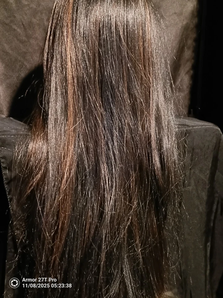 Vanessa 100% Brazilian Hair Dark Brown Full Lace Wig - Image 3 of 3