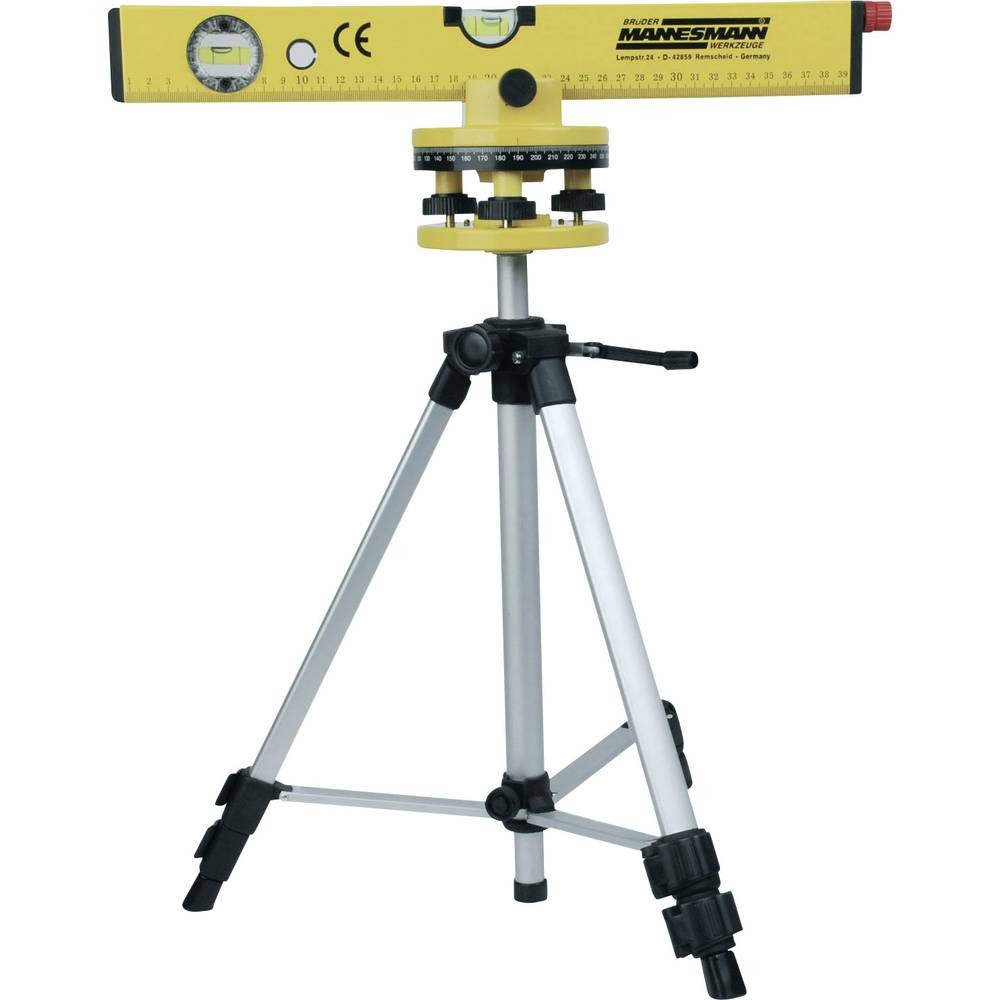 Niveau à bulle laser Brüder Mannesmann M81125 de 40 cm avec trépied réglable