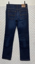 Lucky Brand Jeans Youth Boys Teens Sz 18 Blue Denim Classic Straight Adjustable