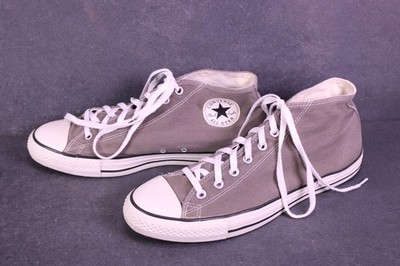 Converse Sneaker Chucks All Star Classic Mid Gr. 46,5 Canvas grau Unisex BC1850
