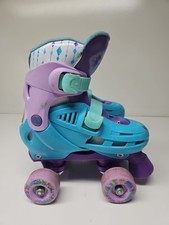    Disney Frozen Girls Quad   Adjustable Skates By Bravo Sports Size J10-J13     