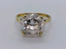 9ct Gold Engagement Ring Fully Hallmarked Size P