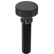 Nylon Thumb Screws 10-24 Thread Black 3/4 Inch 10 PCS Knurled Head Fastener
