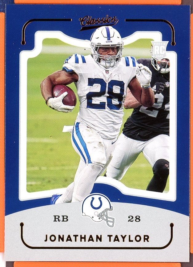 2020 Chronicles Classics Football Jonathan Taylor Rookie # CL12
