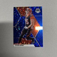 Tyler Eifert 2020 Panini Mosaic Blue No Huddle Disco Prizm /75 Bengals #50 