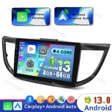 For Honda CRV 2012-16 Apple Carplay Android 13 64G Car Radio Stereo SWC GPS Navi
