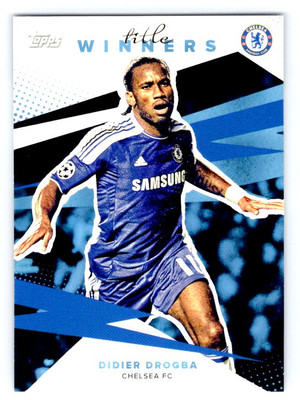 2021-22 TOPPS Chelsea FC Official Team Set Didier Drogba Title Winners