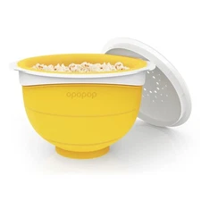 Silicone Popcorn Popper - Microwave Popcorn Maker Collapsible Bowl, BPA-Free ...