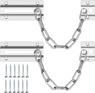 Door Chain Lock 2 Pack Stainless Steel Heavy Duty Security Home Safety w/Screws. 313025528528