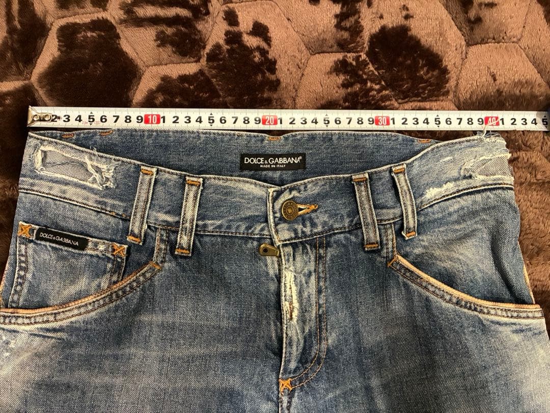 Dolce Gabbana Python Logo Plate Denim - image 4