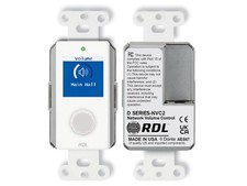 RDL D-NVC2 Dante/AES67 Network Volume Control PoE Color LCD