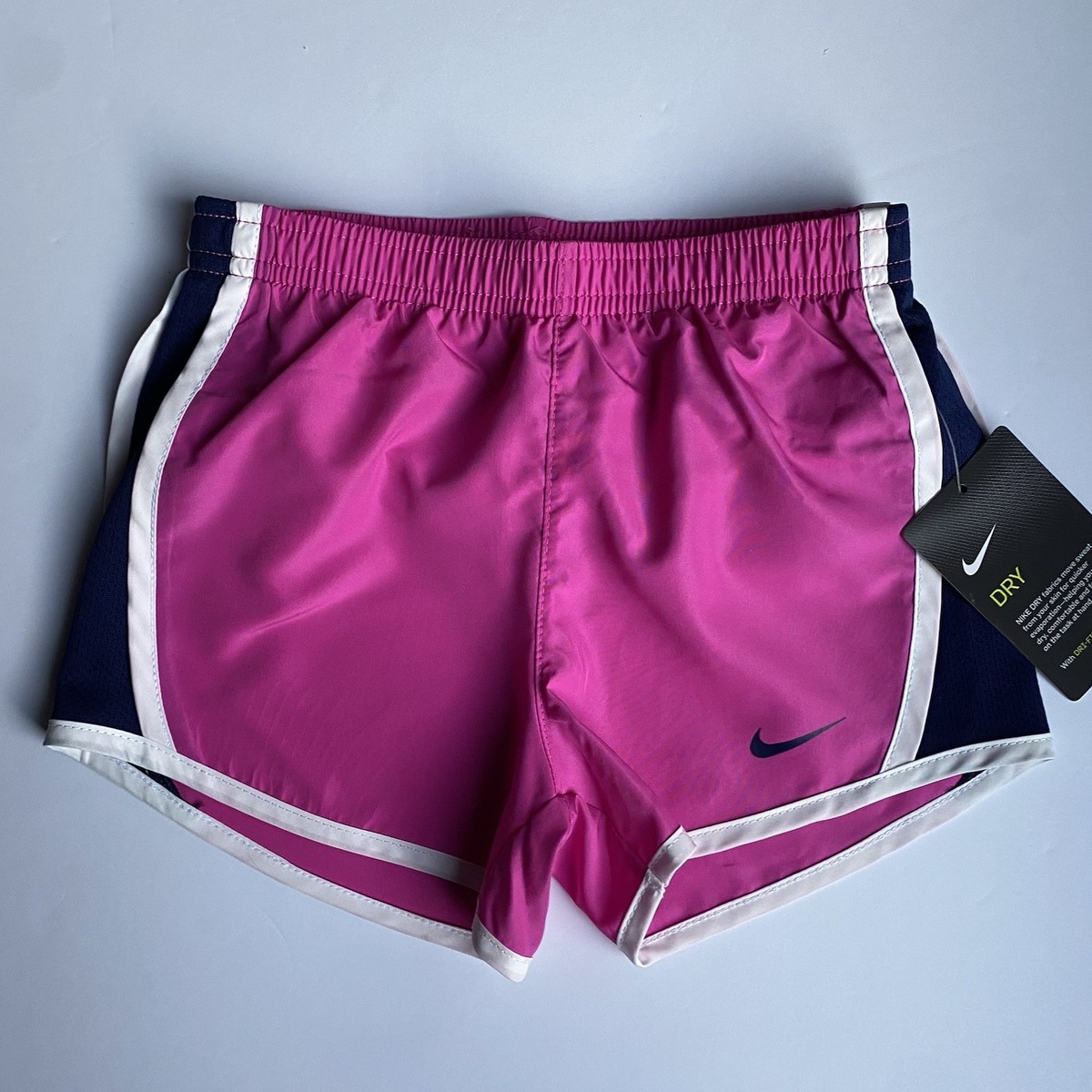 purple and pink nike shorts