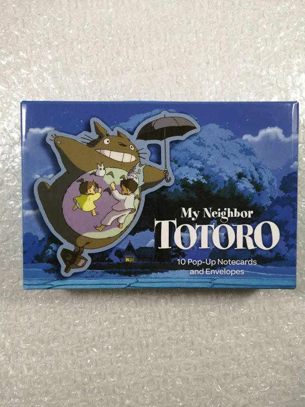 Cartes Totoro en relief premium set de correspondance d'art Studio Ghibli