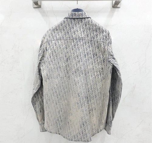 Dior Limited Edition Oblique Wash Denim Jacket 043D5840328X - Picture 2 of 7