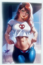 Artist Alley Multiverse Saga Mary Jane Nice Virgin by Dhaxina