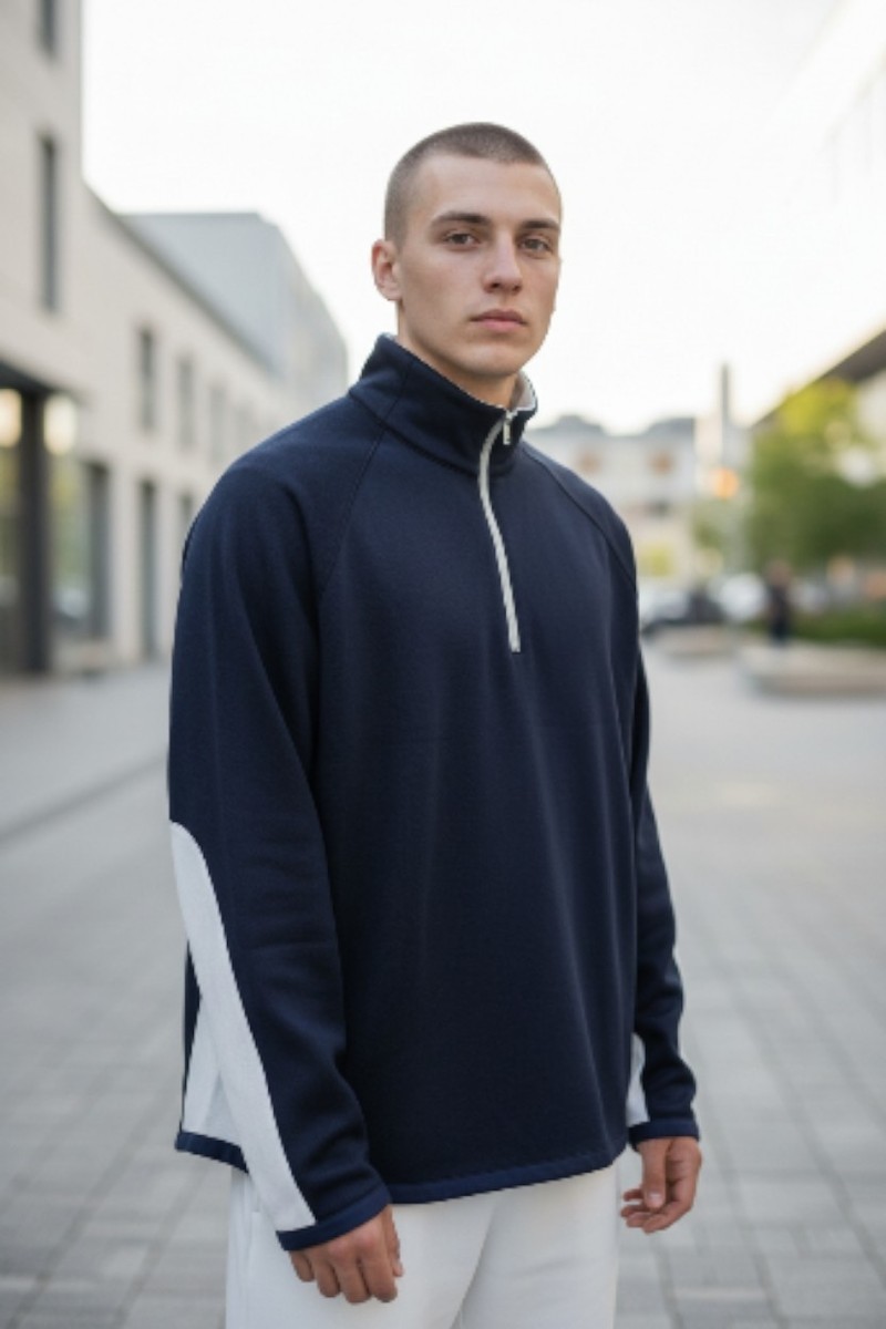 🔥ZEGNA SPORT 1/4 ZIP PULLOVER SWEATER, L$179 | eBay