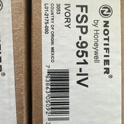 Notifier FSP-951-IV Ivory Industrial Smoke Detector Smoke Detectors