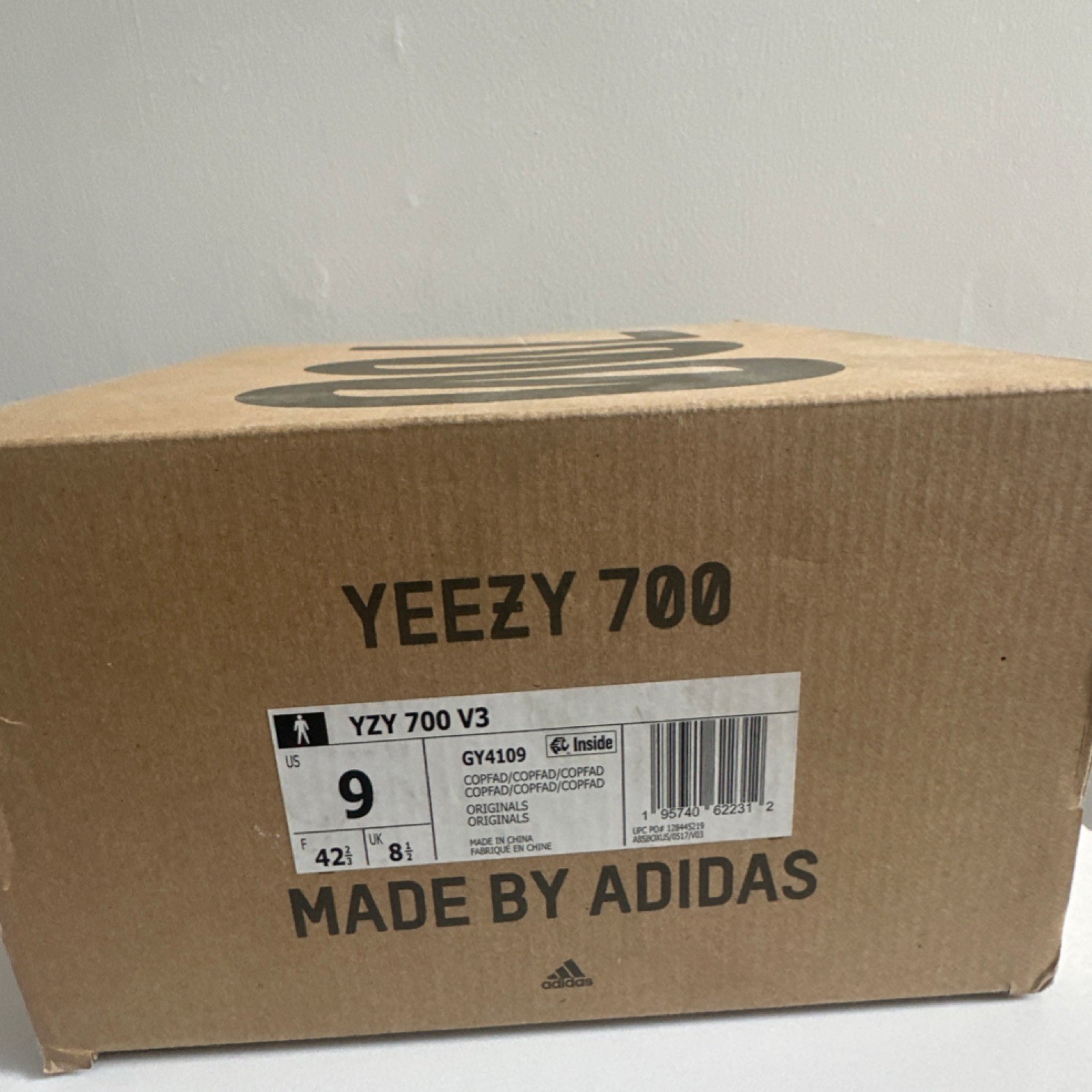 adidas Yeezy 700 V3 Copper Fade GY4109 Brown Black Textile Sneaker 2021 Men thumbnail 5