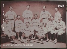 1994 Upper Deck Baseball: The American Epic Albert Goodwill Spalding #6 NM