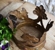 Krone Dekokrone Antik Vintage Shabby Chic Unikat Eisen Deko Nostalgie Landhaus