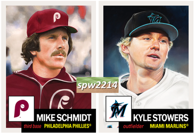 #ad #ad Topps Living Set Mike Schmidt #900 Kyle Stowers #901 Presale $11.50