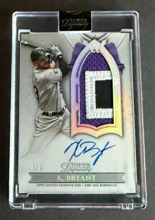 BV0超え? K.ブライアント 15枚限定 直筆サインカード 2017 Kris Bryant