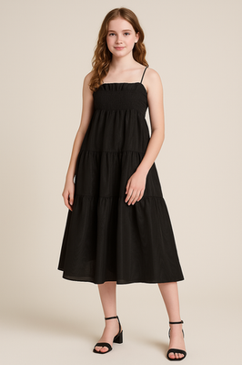 Kate Spade Dress Womens Medium Black Tiered Maxi Sleeveless Target Recycled New | eBay Kate Spade Dress Womens Medium Black Tiered Maxi Sleeveless Target Recycled New | eBay