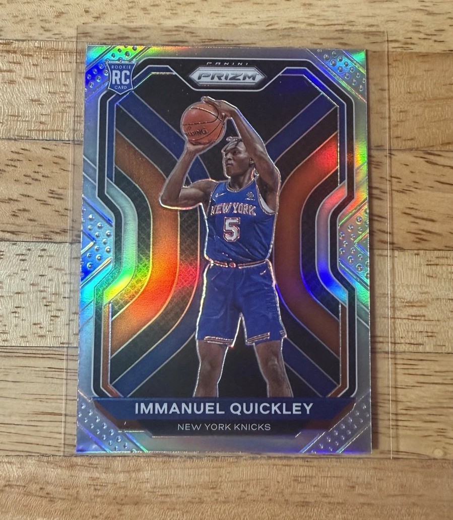2020-21 Panini Prizm - Immanuel Quickley #296 Silver Prizm (RC)