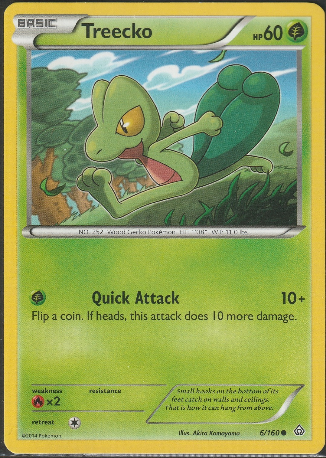 Pokémon TCG - Treecko - 6/160 - Common - XY: Primal Clash LP