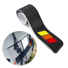 Rear Bumper Rubber Pad Kit Guard Plate Sill Trunk Protector Trim Cover 3Color C