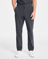 Alfani Mens Comfortable Breathable Suit Pants Ebony Grey Size 32x32 NWT