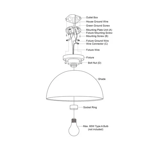 Vaxcel Lighting C0305 Devon 13"W Semi-Flush Ceiling Fixture - Glossy White / - Picture 2 of 12
