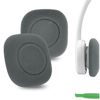 Geekria Foam Ear Pads for Logitech H150 H130 Headphones (Grey)