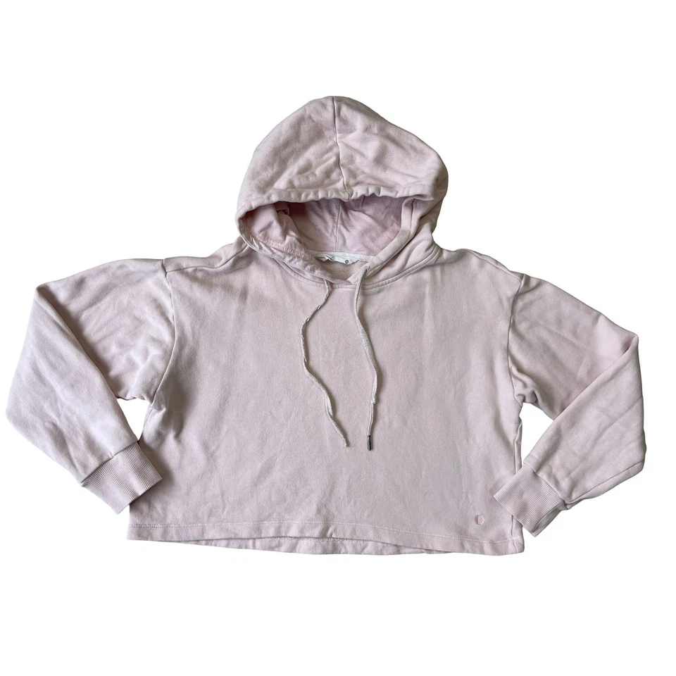 Sudadera con Capucha Rosa Rubor Semi Recortada Tavi Noir Ropa de Salón Deportiva Elegante Pequeña Foto 2 de 4