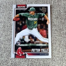 Payton Tolle #15 | Baseball Cards 2026 Topps - Boson Red Sox Rookie Card