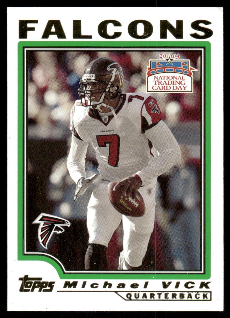 2004 National Trading Card Day - Michael Vick #5 Topps